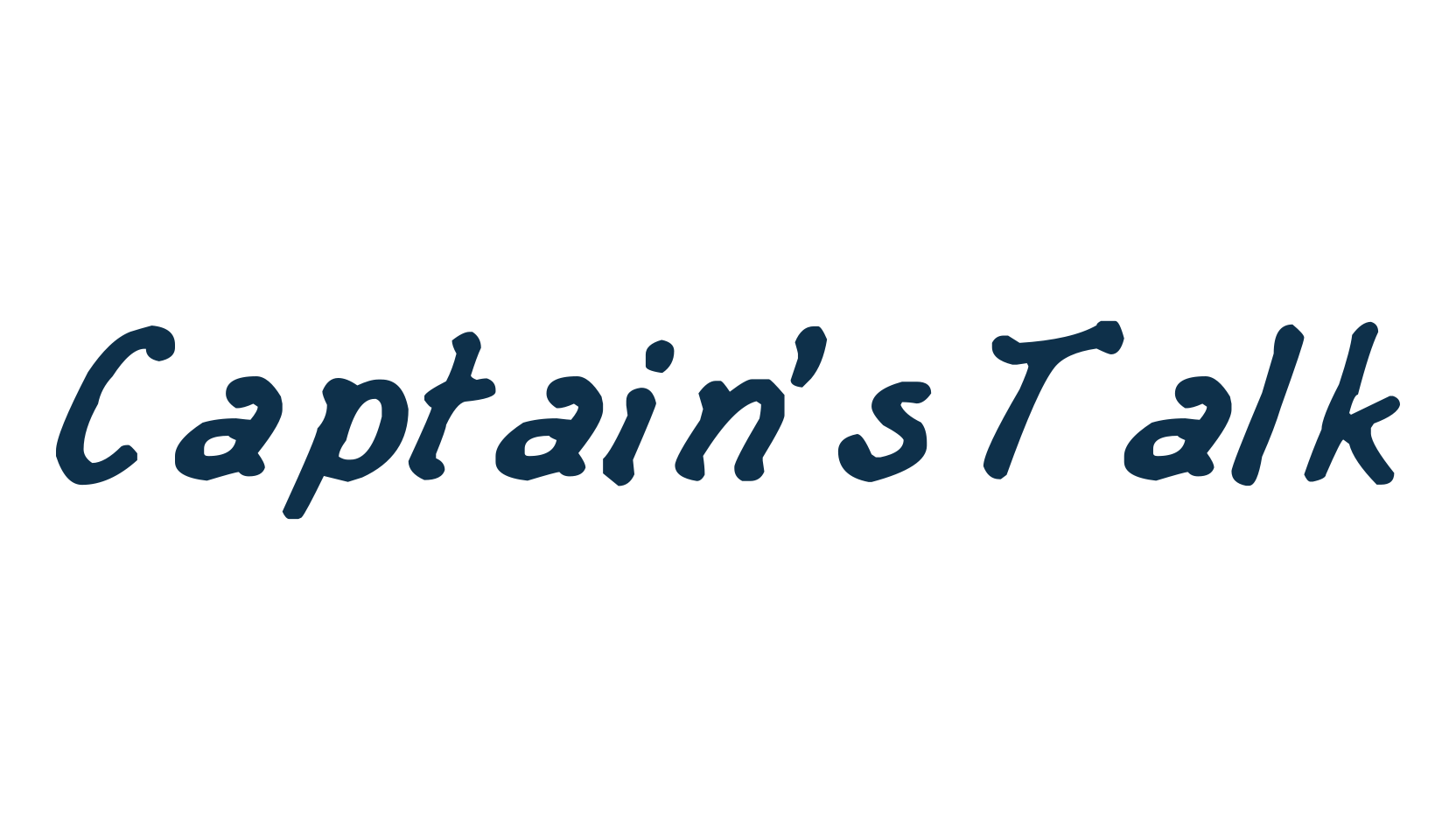 Captain's Talk, fancy cartoon decorative comic font preview