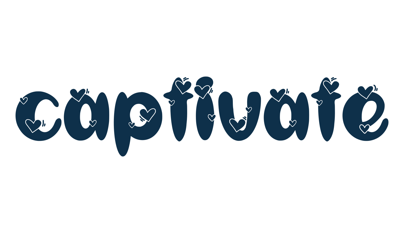 Captivate (captivate-2), fancy decorative font preview