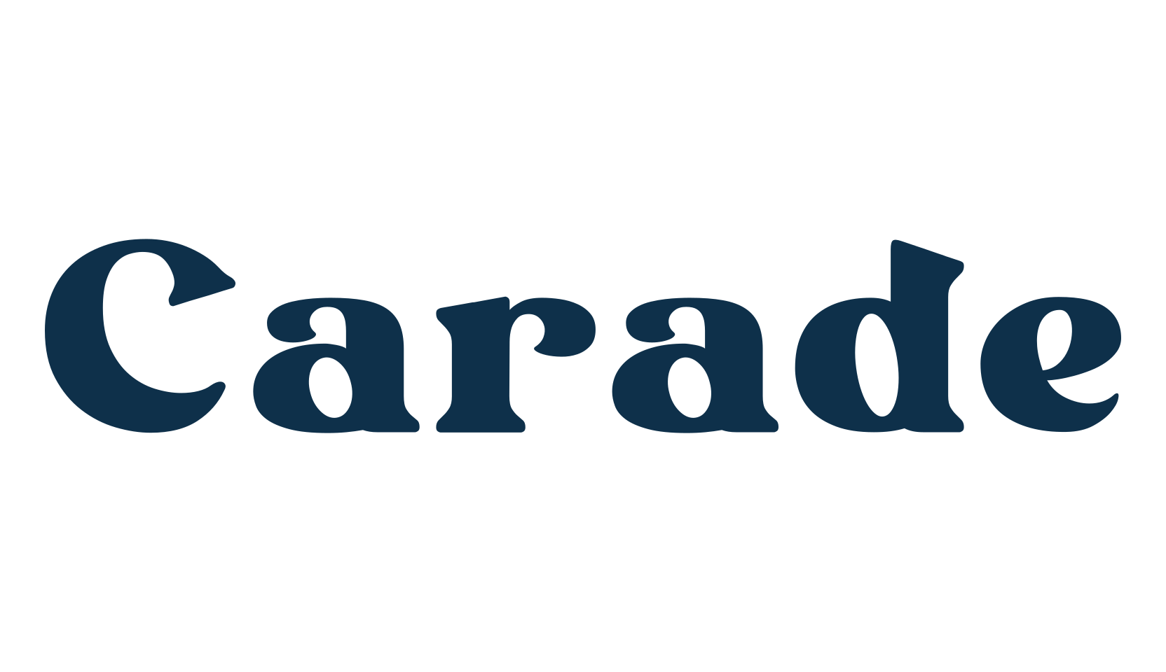 Carade, serif font preview
