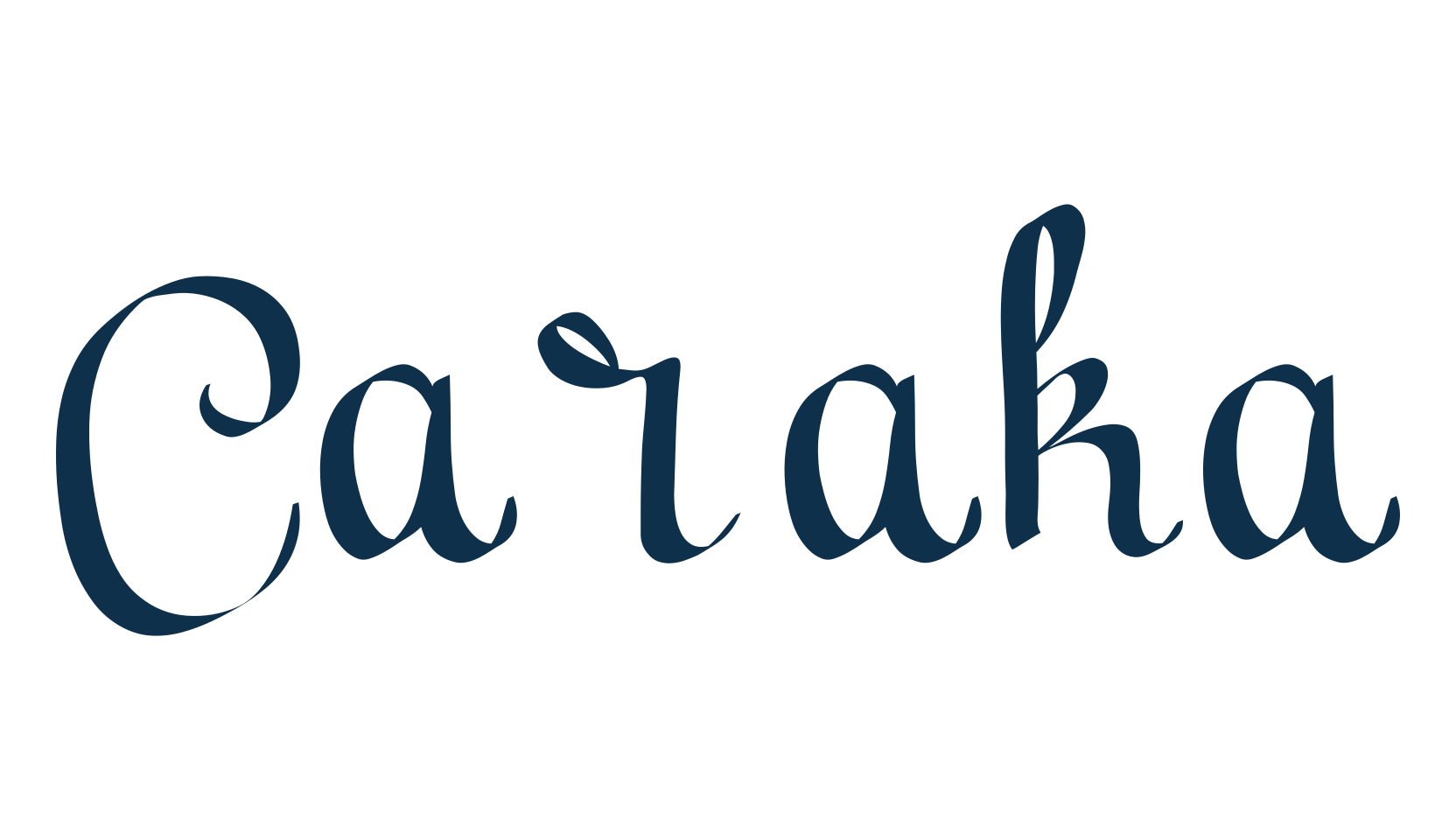 Caraka, various font preview