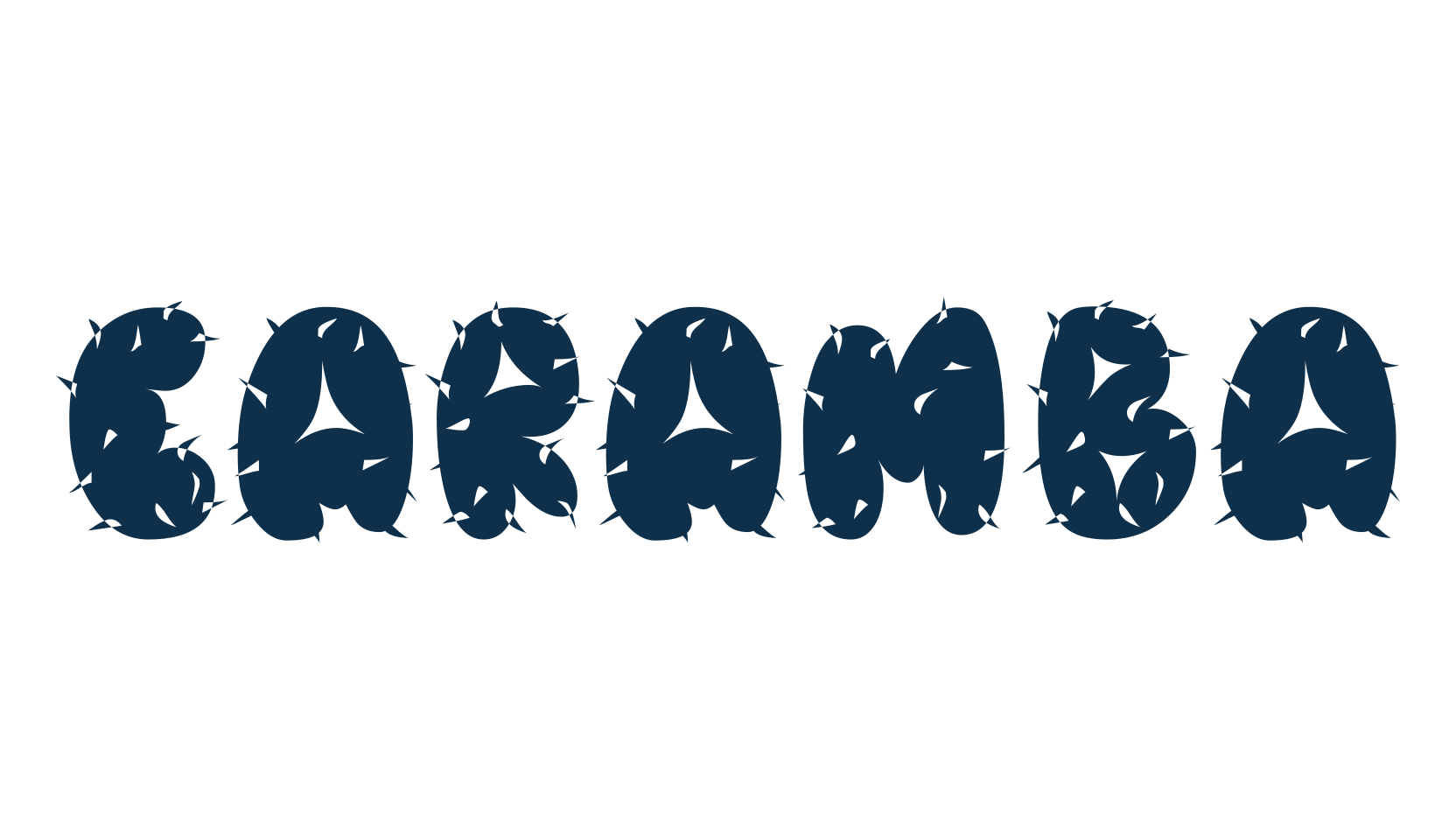 Caramba, mexican font preview