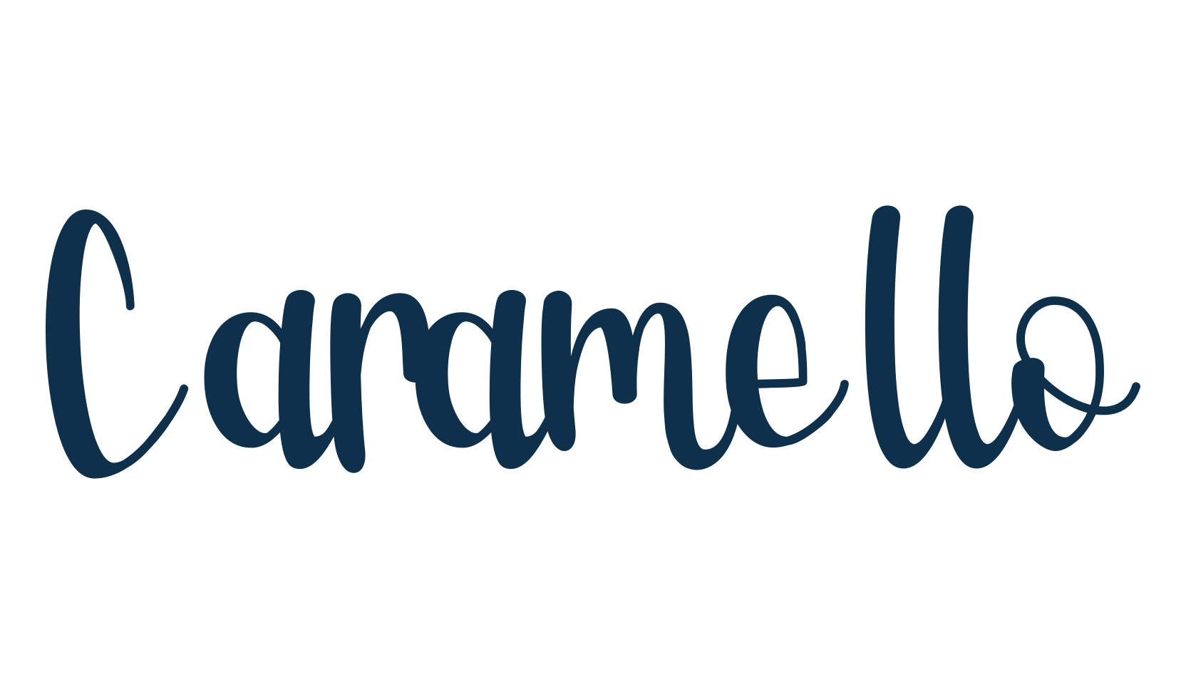 Caramello (caramello-2), fancy various decorative script calligraphy font preview
