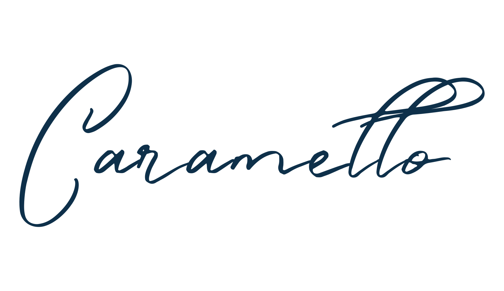Caramello, calligraphy font preview