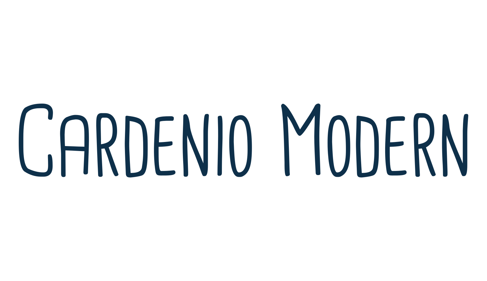 Cardenio Modern, script handwritten fancy decorative calligraphy font preview