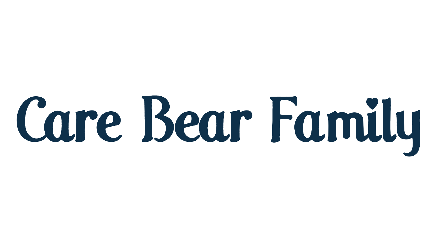 Care Bear Family, fancy various decorative font preview