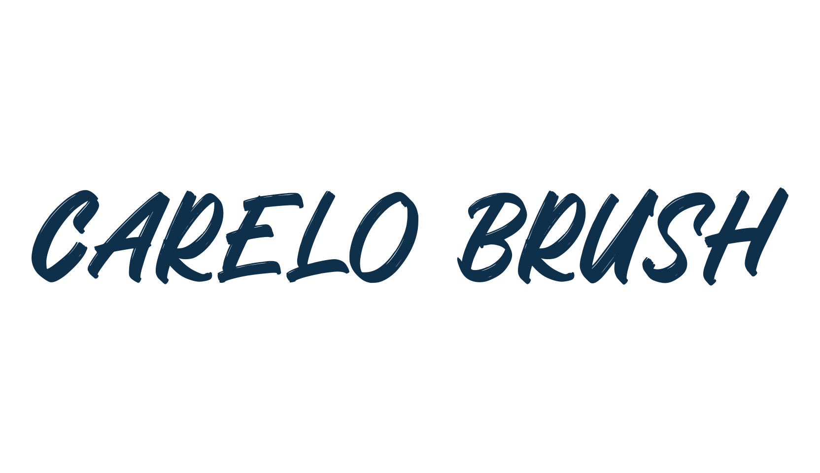 Carelo Brush, script brush fancy decorative calligraphy font preview