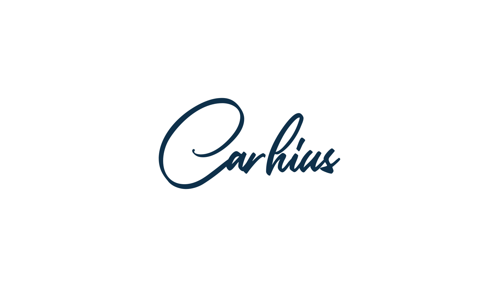 Carhius, script handwritten fancy decorative calligraphy font preview