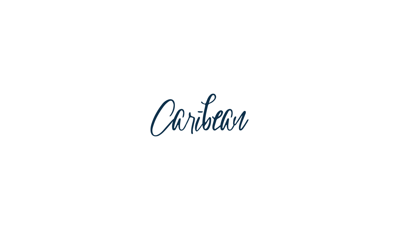 Caribean, handwriting font preview