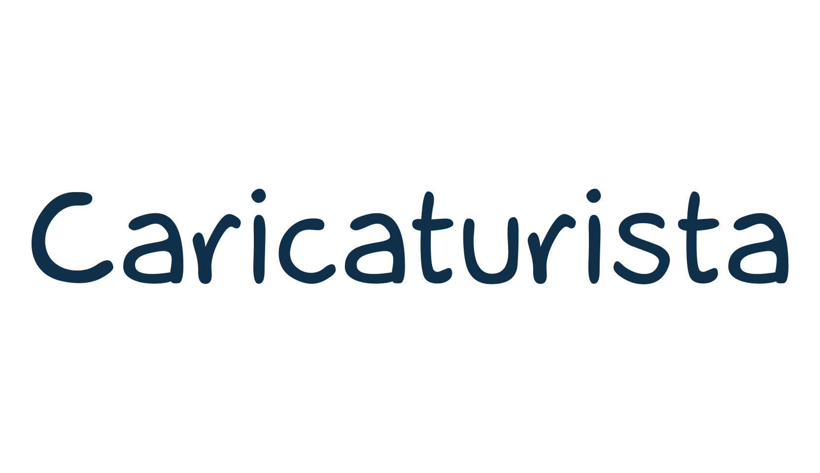 Caricaturista, fancy cartoon decorative comic font preview