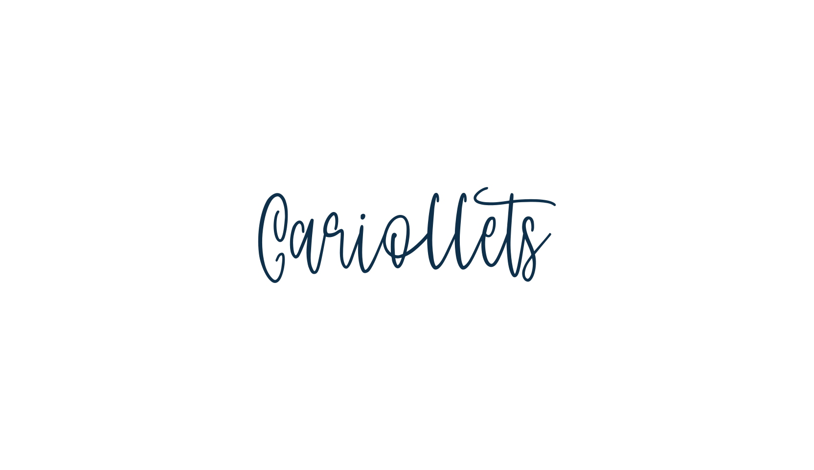 Cariollets, script handwritten fancy decorative calligraphy font preview