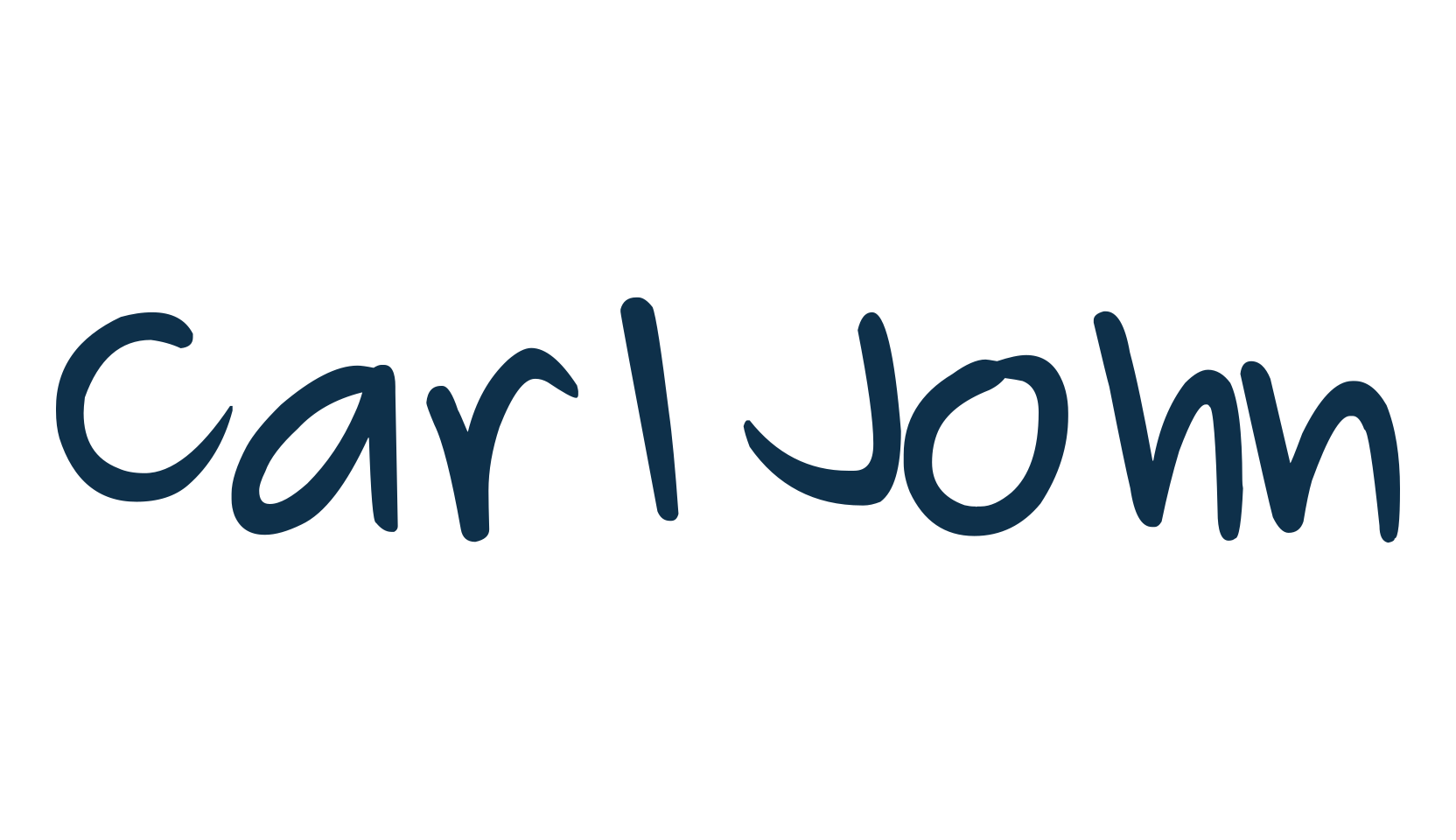 Carl John, script handwritten fancy decorative calligraphy font preview