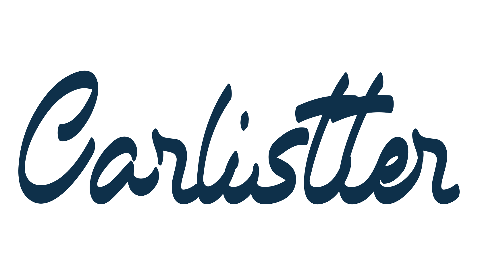Carlistter, script handwritten fancy decorative calligraphy font preview