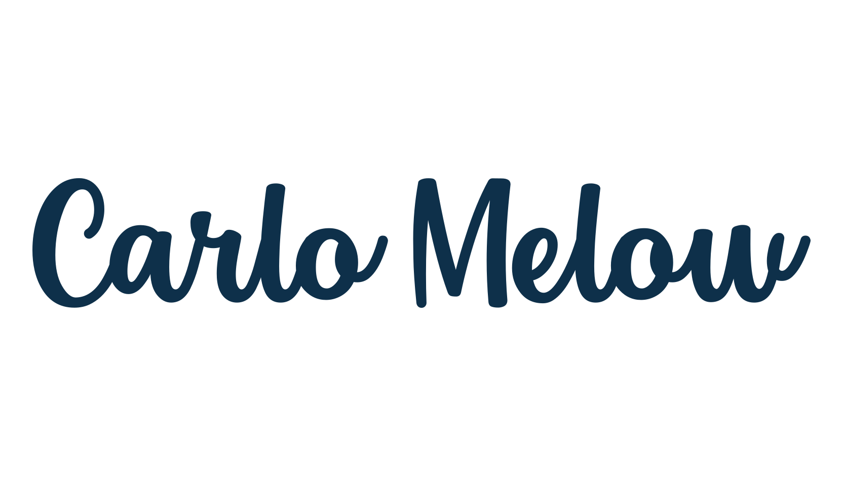 Carlo Melow, fancy various decorative script calligraphy font preview