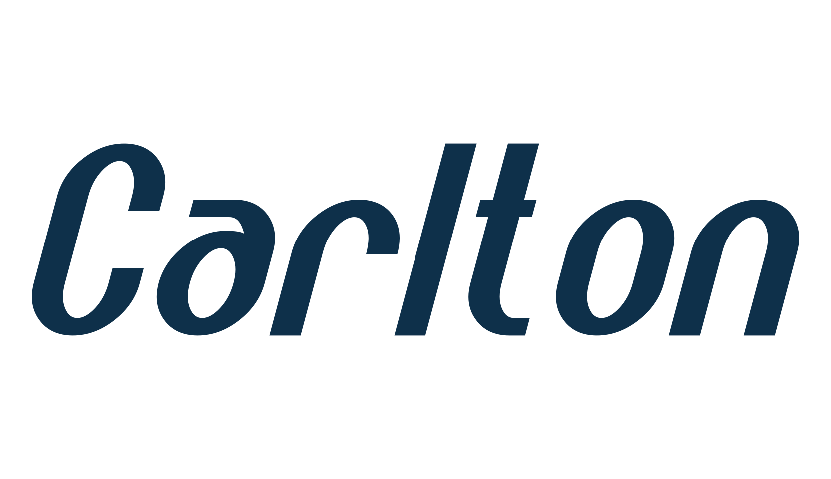 Carlton, retro font preview