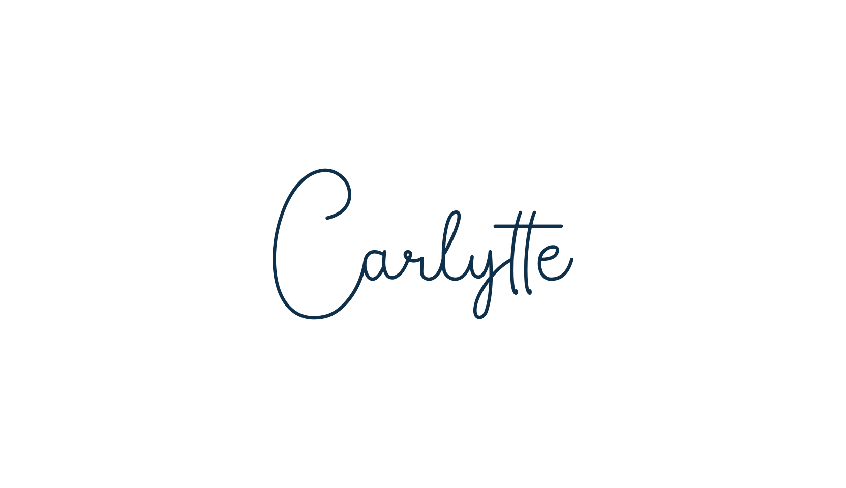 Carlytte, script handwritten fancy decorative calligraphy font preview