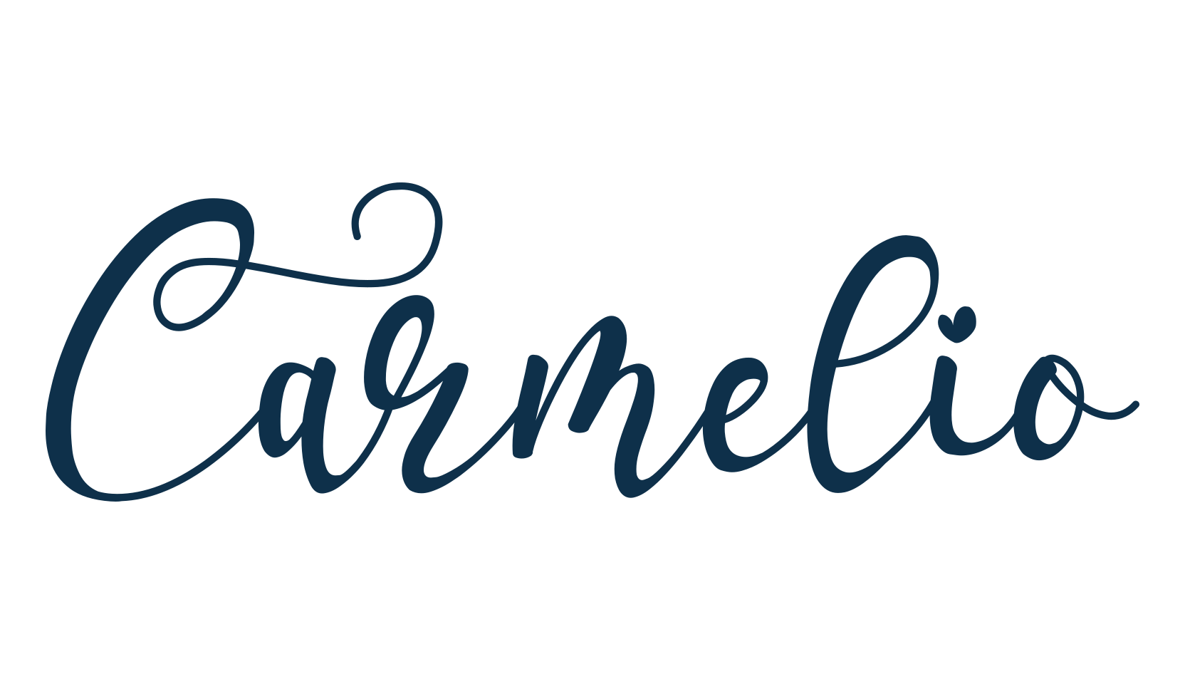 Carmelio, script calligraphy fancy decorative font preview