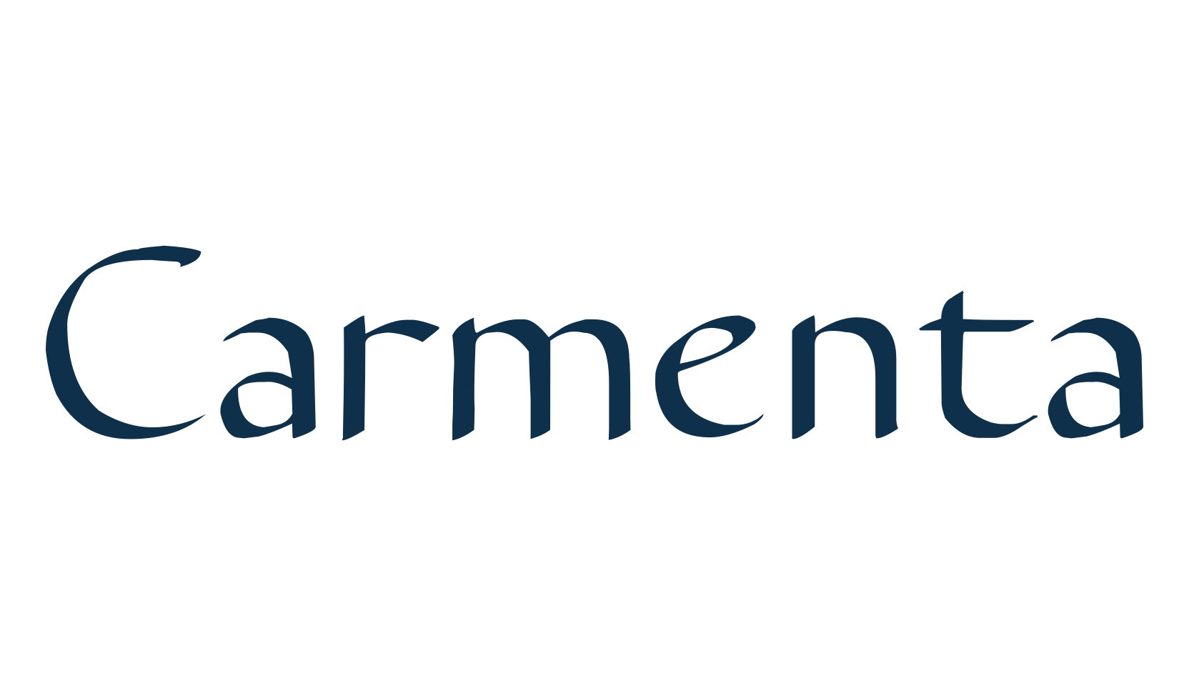 Carmenta, retro font preview