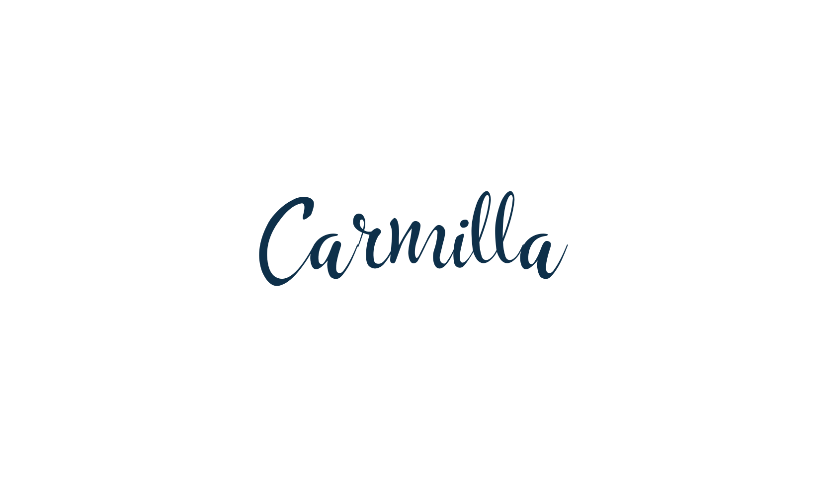 Carmilla (carmilla), script calligraphy fancy decorative font preview