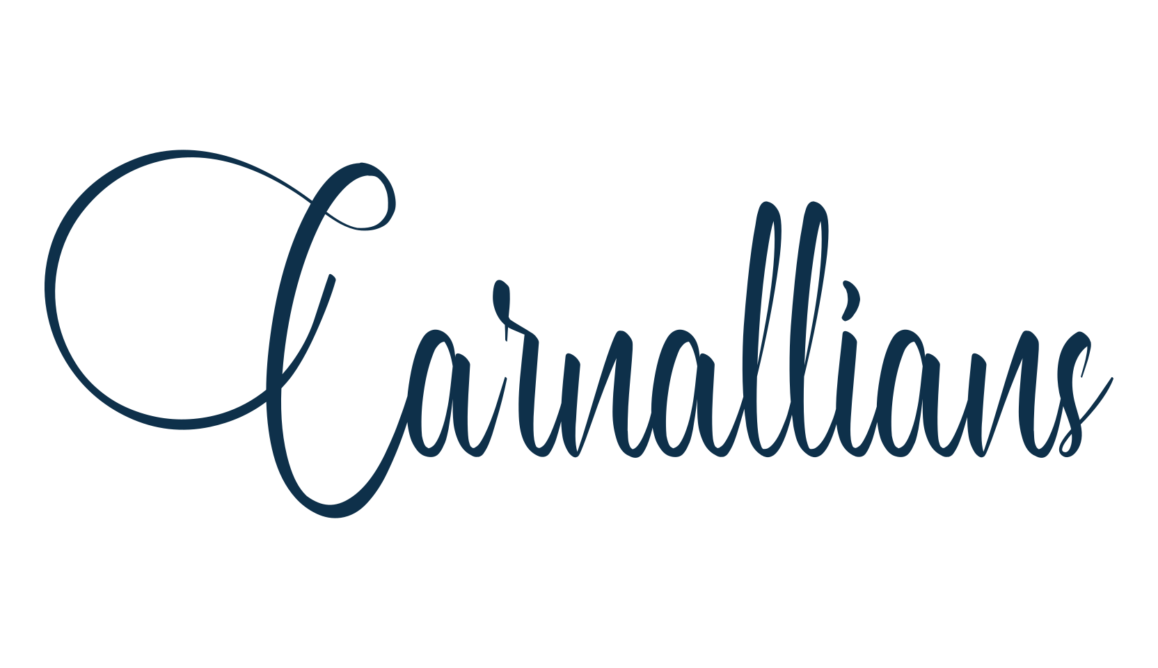 Carnallians, script calligraphy fancy decorative font preview