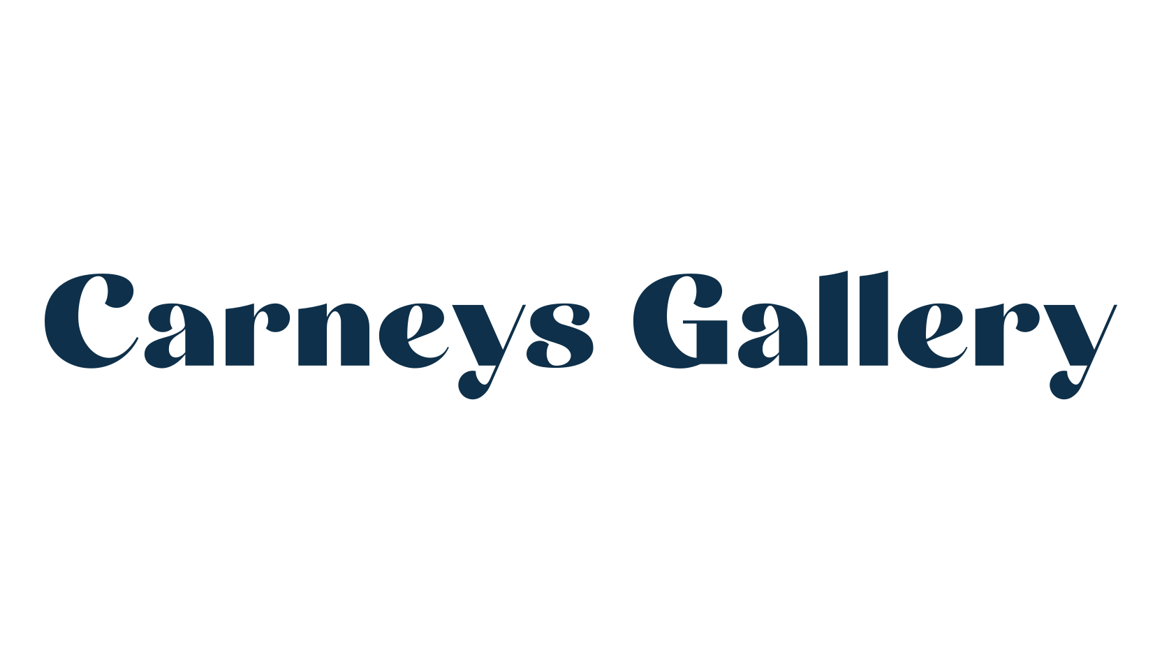 Carneys Gallery, fancy retro decorative font preview