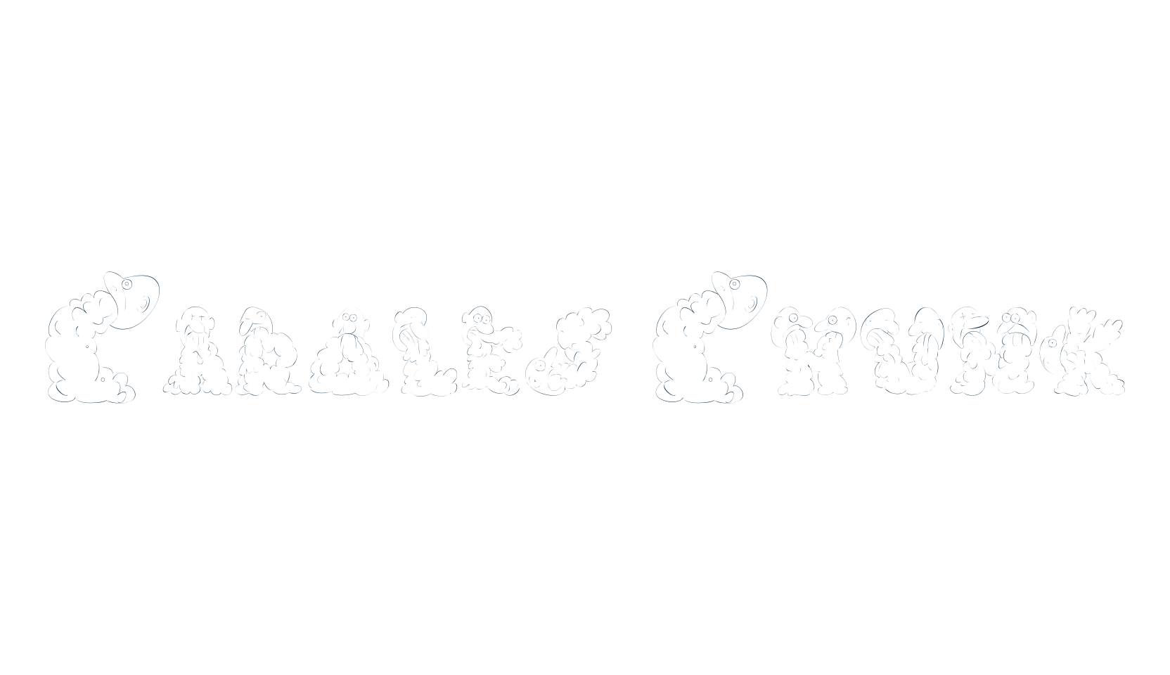 Caroles Chunk, decorative font preview