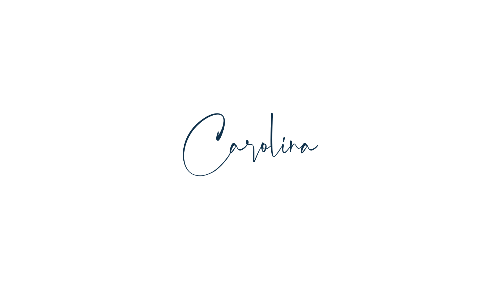 Carolina, script handwritten fancy decorative calligraphy font preview