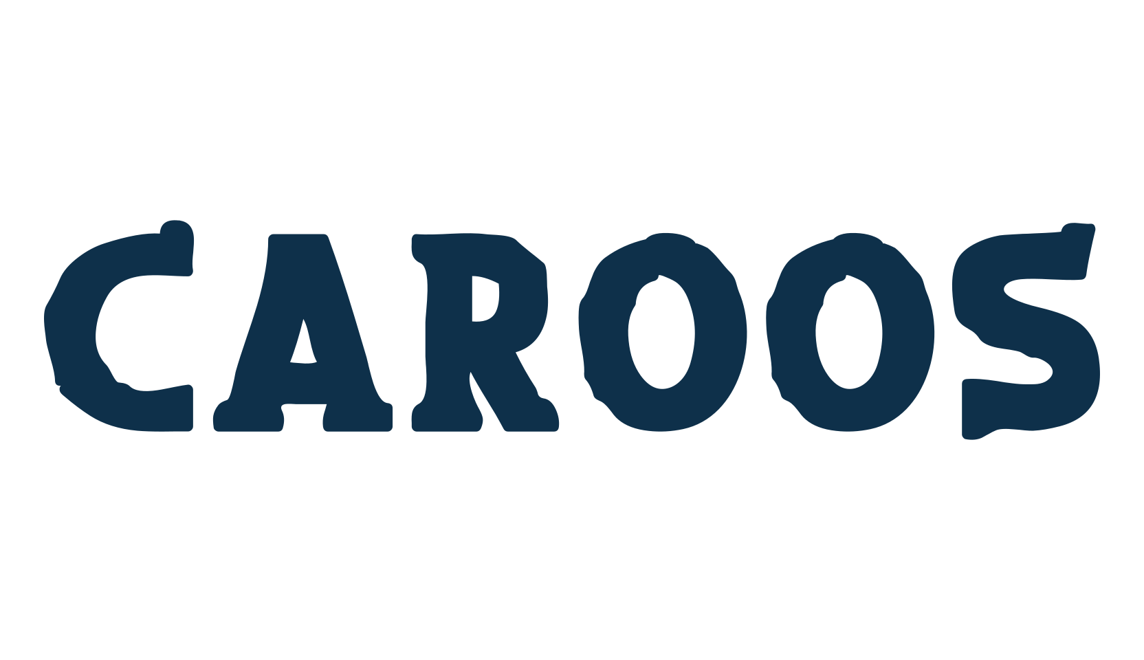 Caroos, fancy eroded decorative font preview