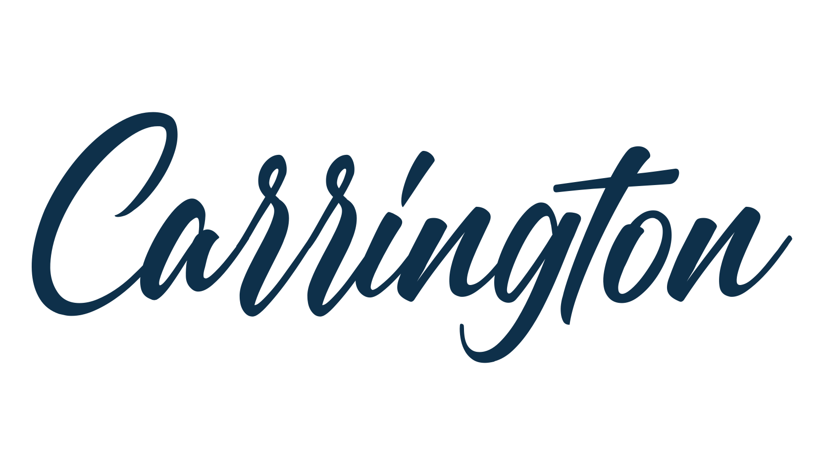 Carrington (carrington-2), script calligraphy fancy decorative font preview