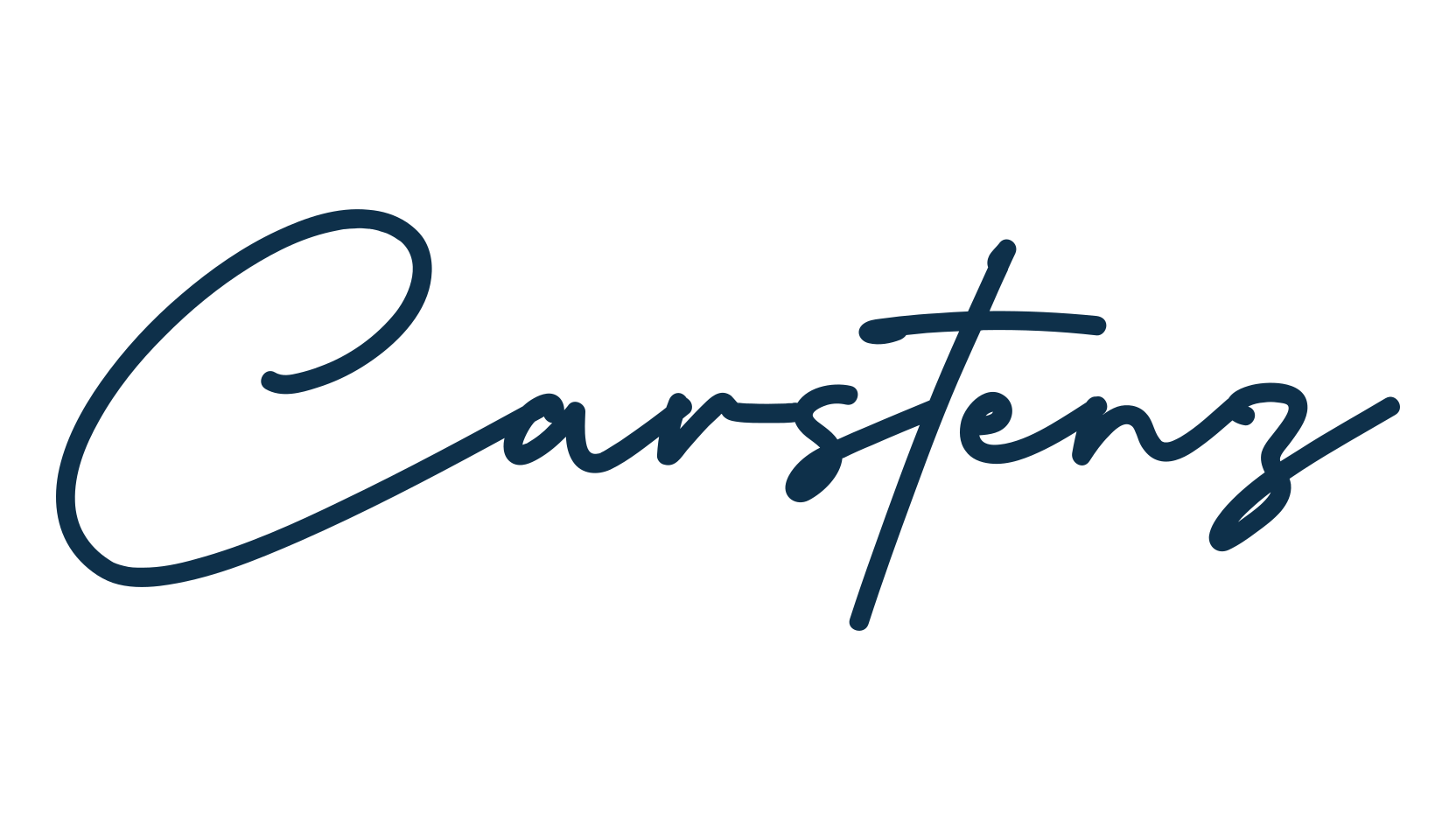 Carstenz, script handwritten fancy decorative calligraphy font preview