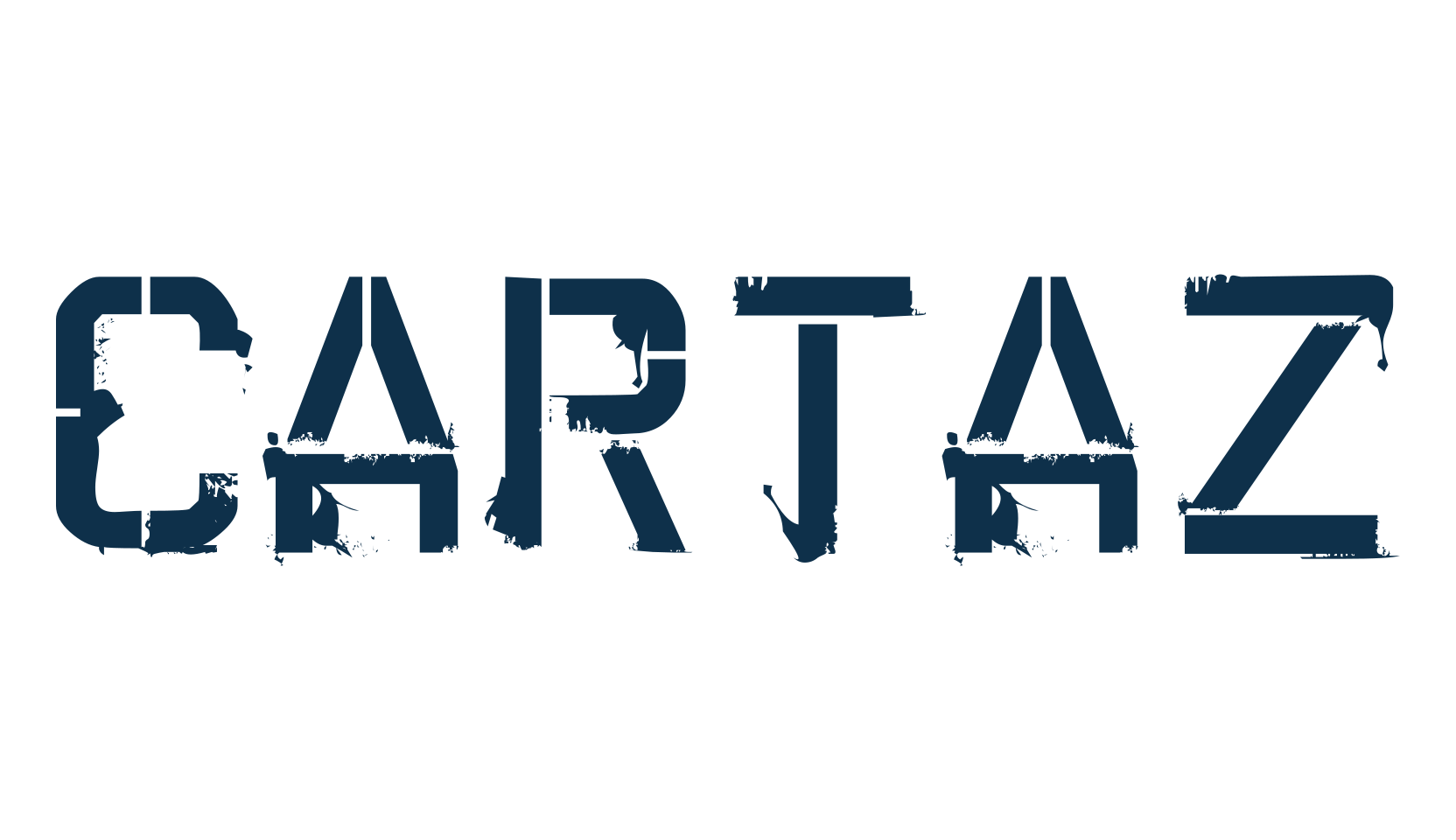 Cartaz, fancy stencil, army decorative font preview