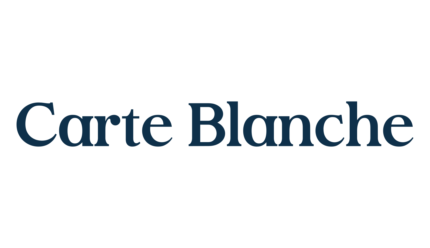 Carte Blanche, serif font preview