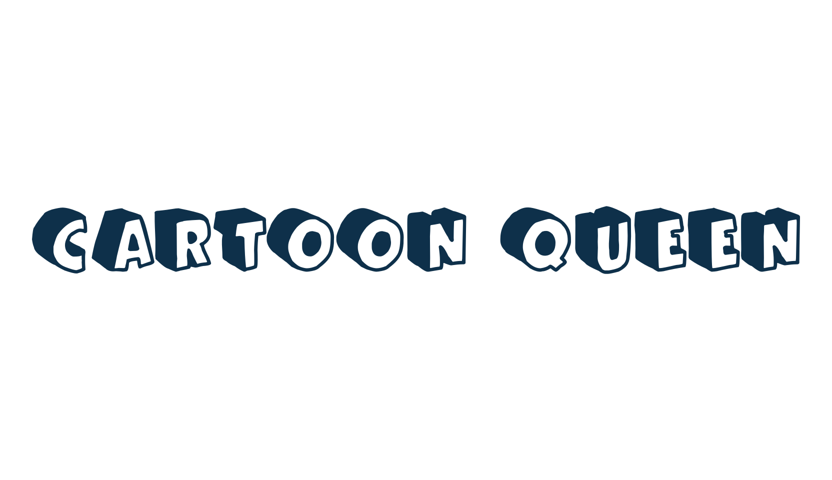 Cartoon Queen, display market font preview