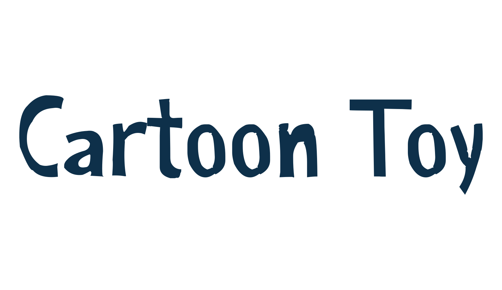 Cartoon Toy, fancy cartoon decorative font preview