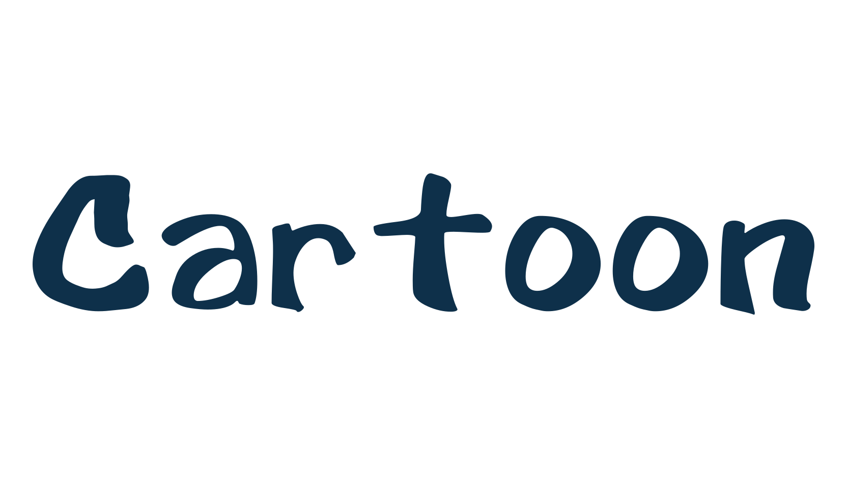 Cartoon (cartoon), fancy cartoon decorative font preview
