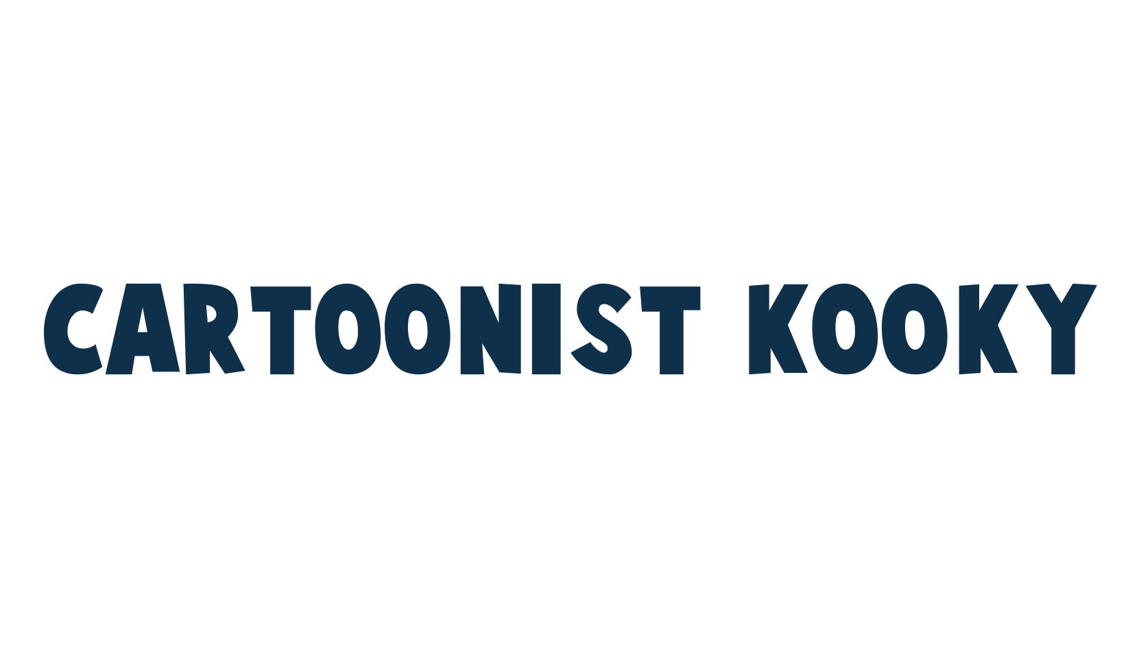 Cartoonist Kooky, cartoon font preview