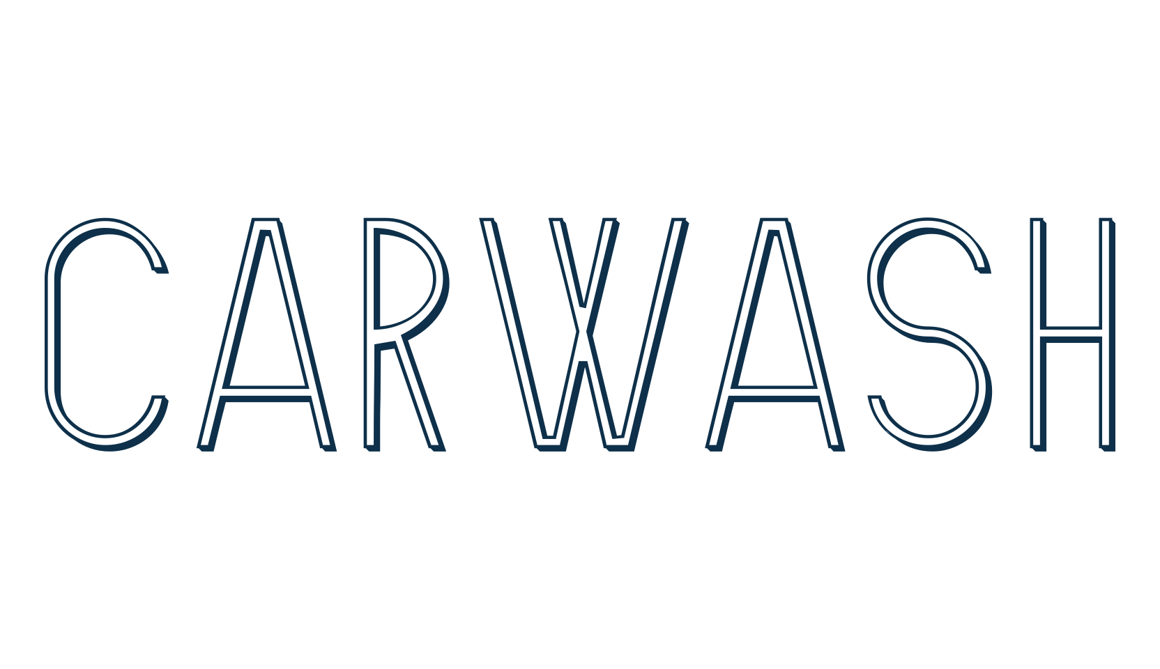 Carwash, fancy retro decorative font preview