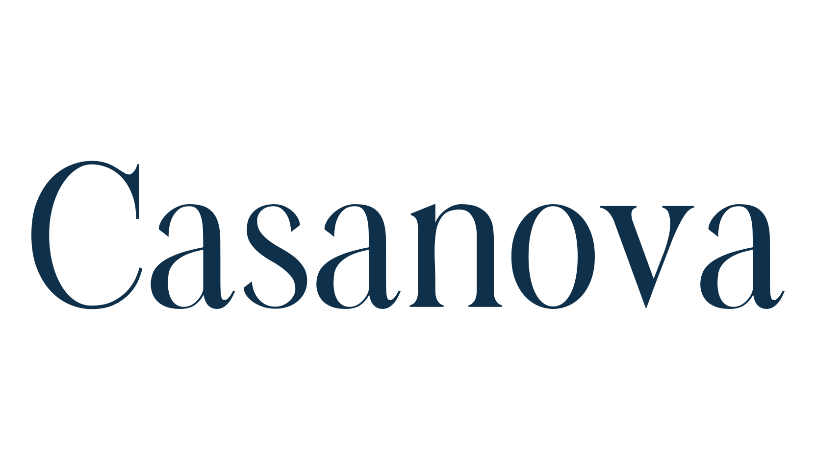 Casanova, serif font preview