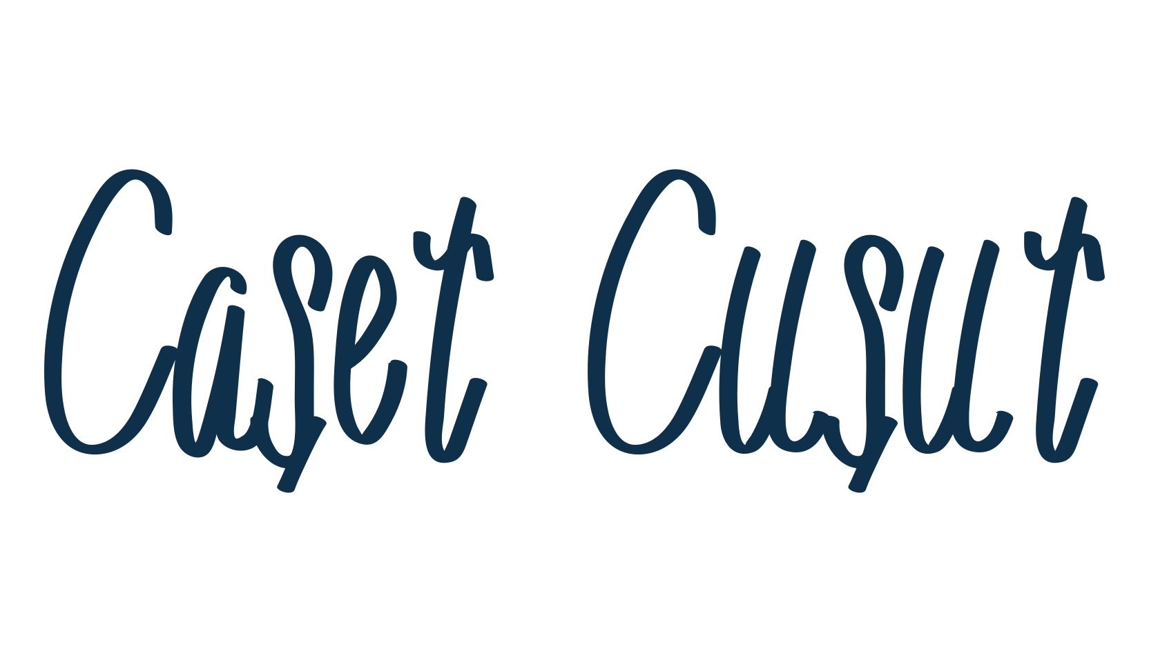 Caset Cusut, script handwritten fancy decorative calligraphy font preview