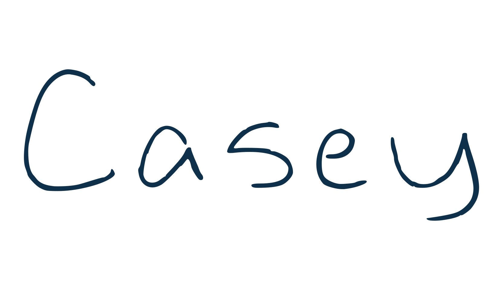 Casey, script handwritten fancy decorative calligraphy font preview