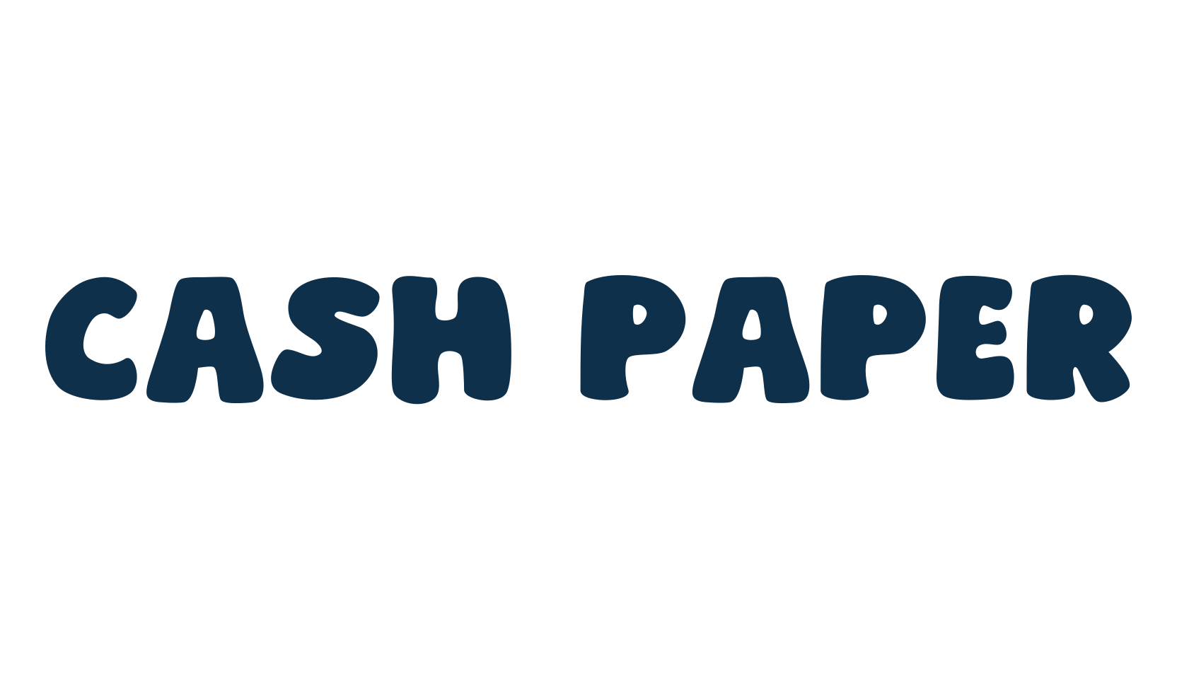 Cash Paper, fancy cartoon decorative font preview