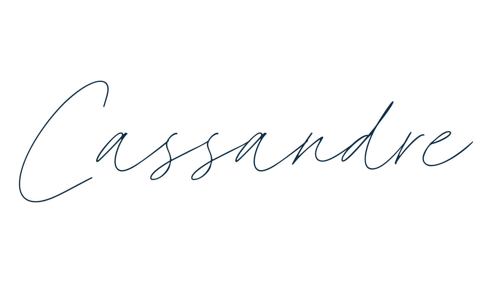 Cassandre, script handwritten fancy decorative calligraphy font preview