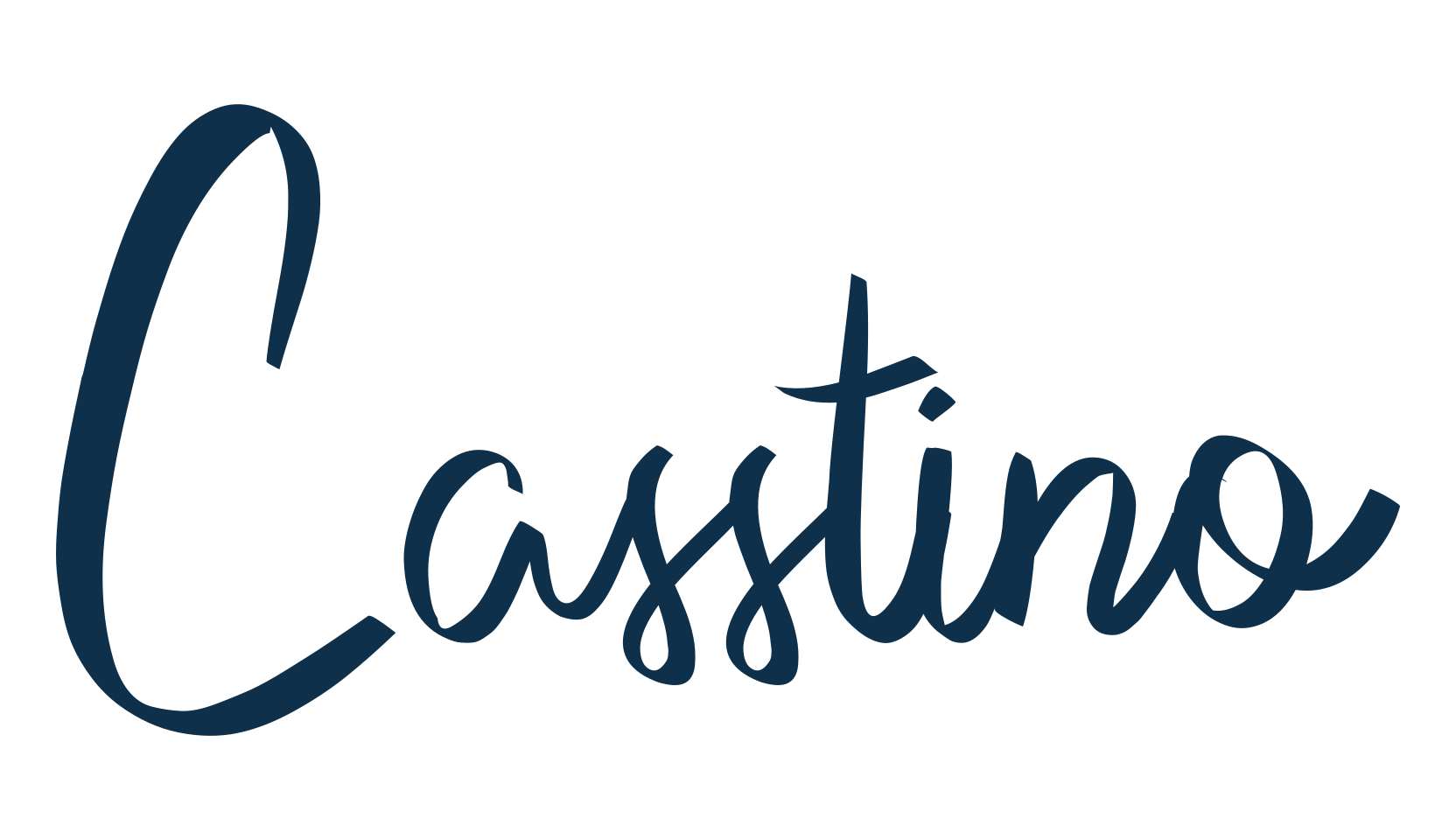Casstino, script handwritten fancy decorative calligraphy font preview