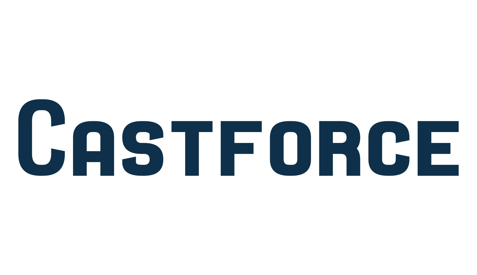 Castforce, basic sans serif font preview