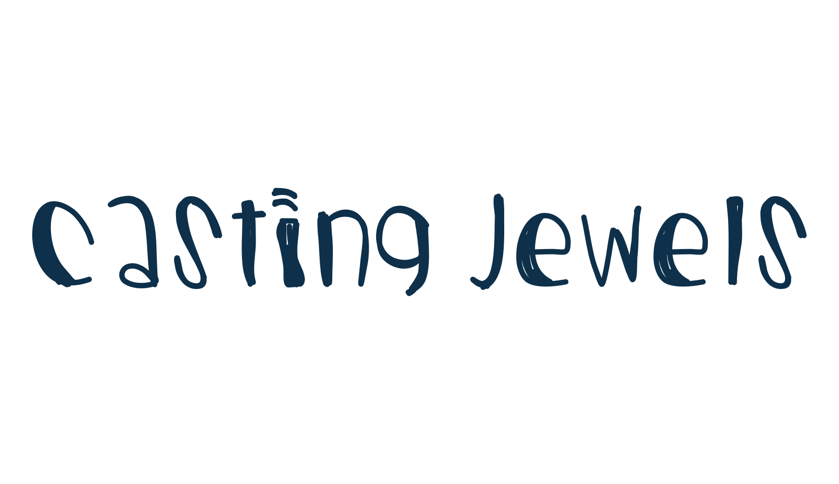 Casting Jewels, fancy decorative font preview
