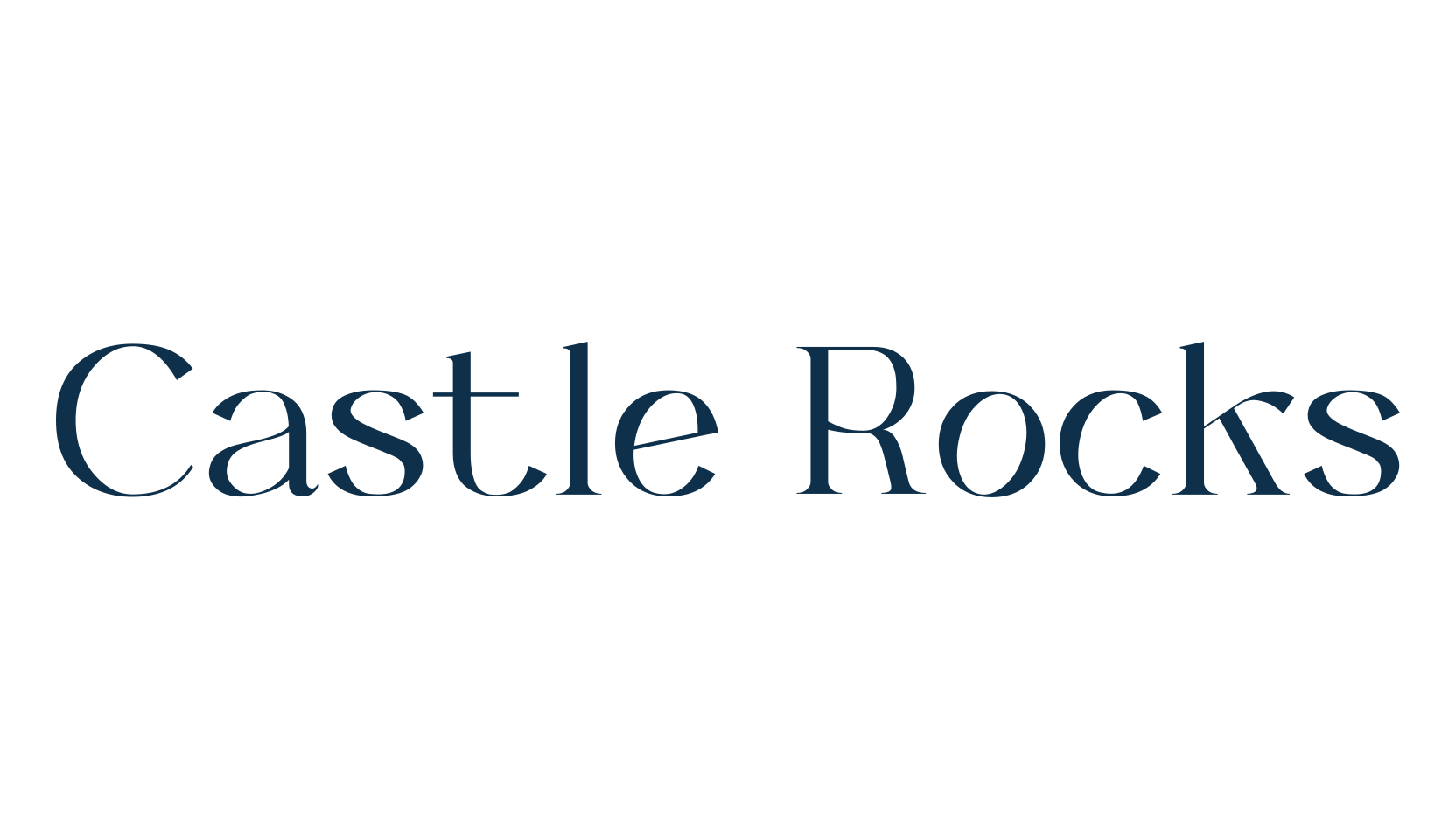 Castle Rocks, various font preview
