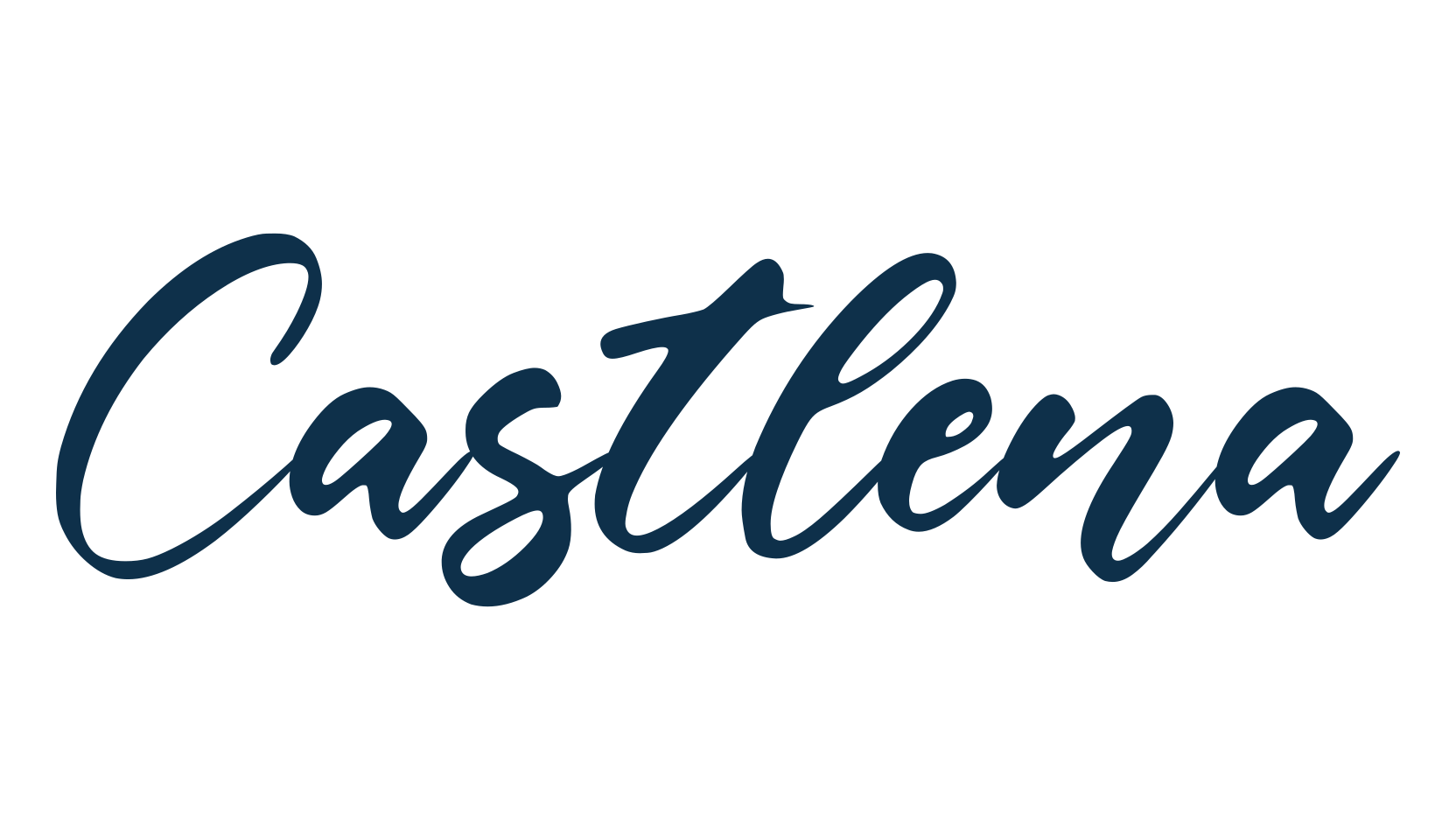 Castlena, handwriting font preview