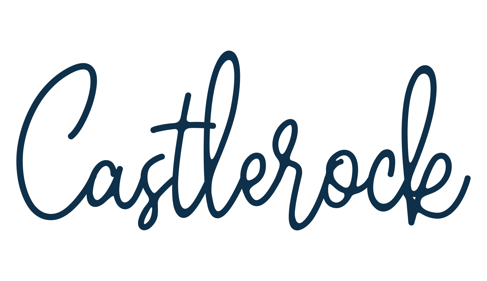 Castlerock, script handwritten fancy decorative calligraphy font preview
