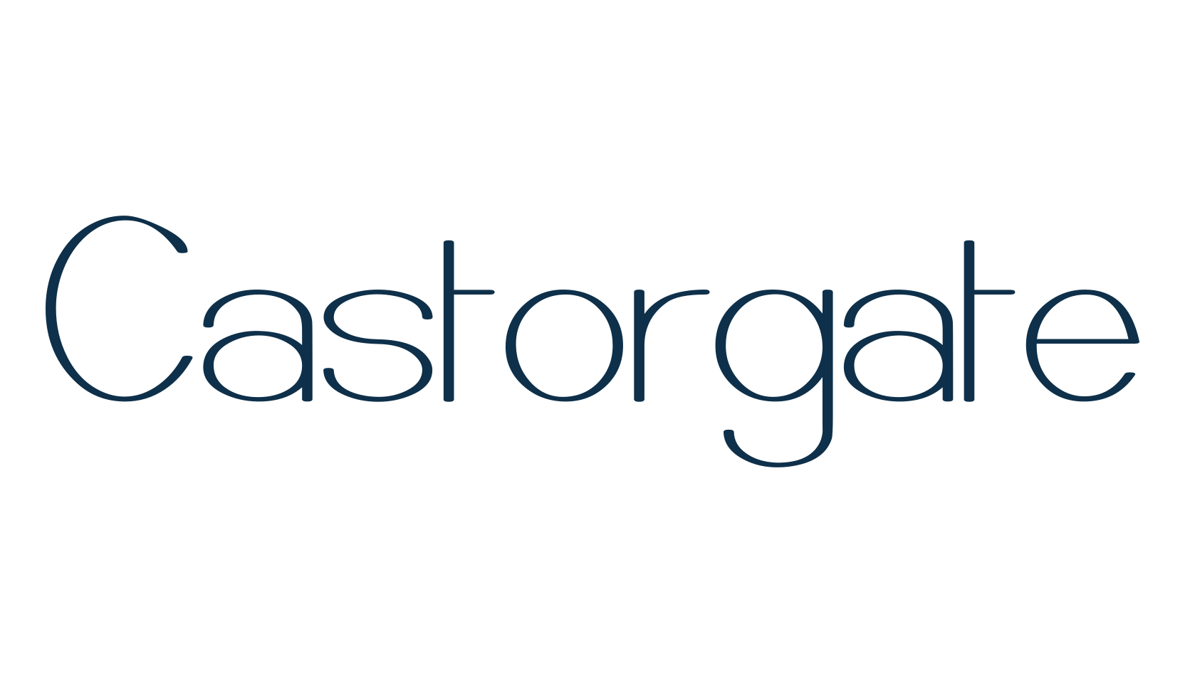 Castorgate, basic sans serif font preview