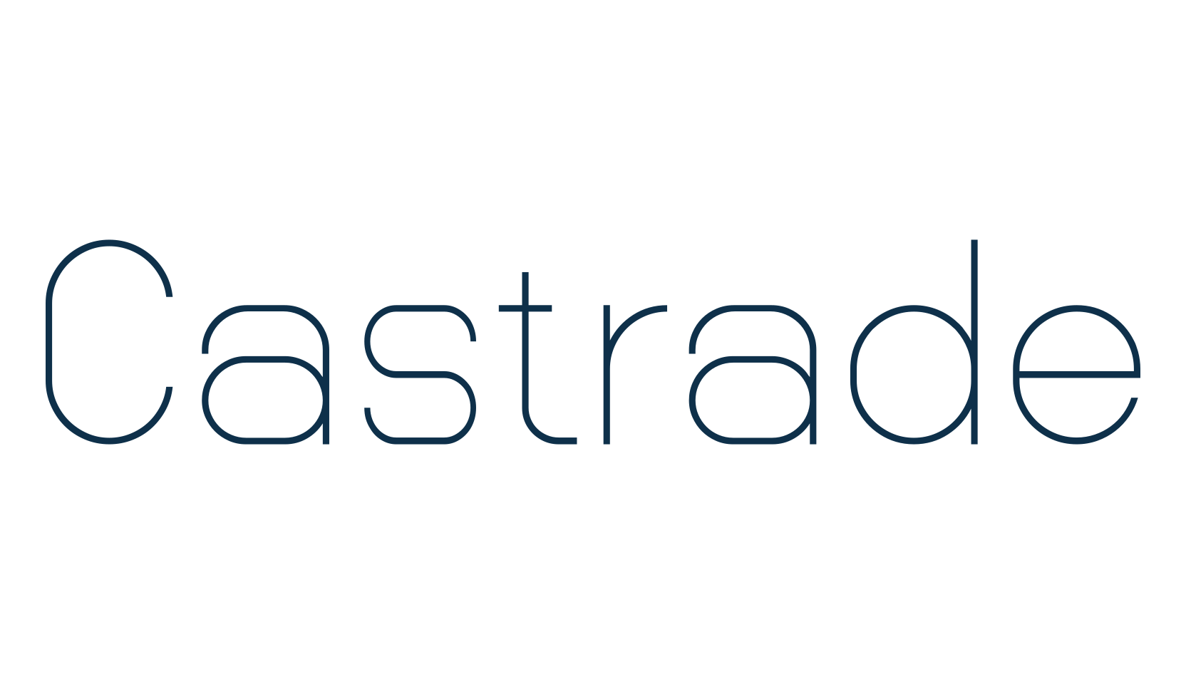Castrade, fancy various basic font preview