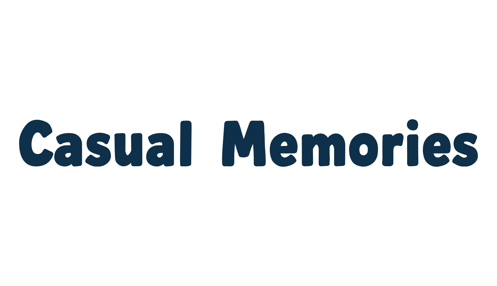 Casual Memories, various font preview